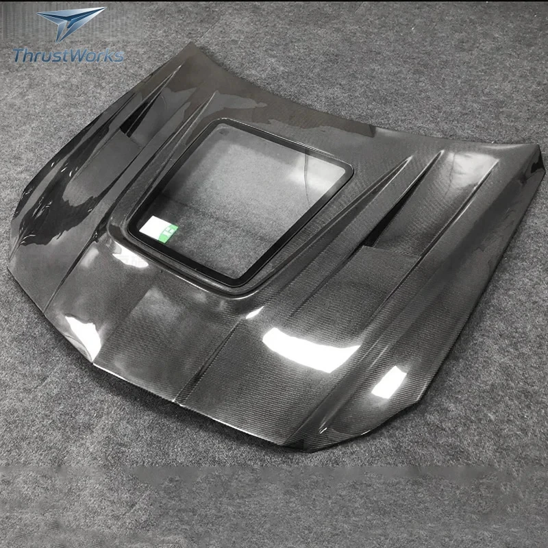 High Quality Carbon Fiber Transparent Engine Hood CLS Class W218 CLS63 Excellent
