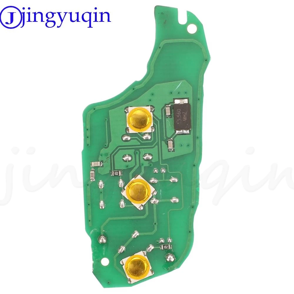 jingyuqin 434MHZ ID46 Remote Car Key Circuit Board Fob For Citroen C4L New Elysee For Peugeot 508 208 3008 2008 201 408 4008