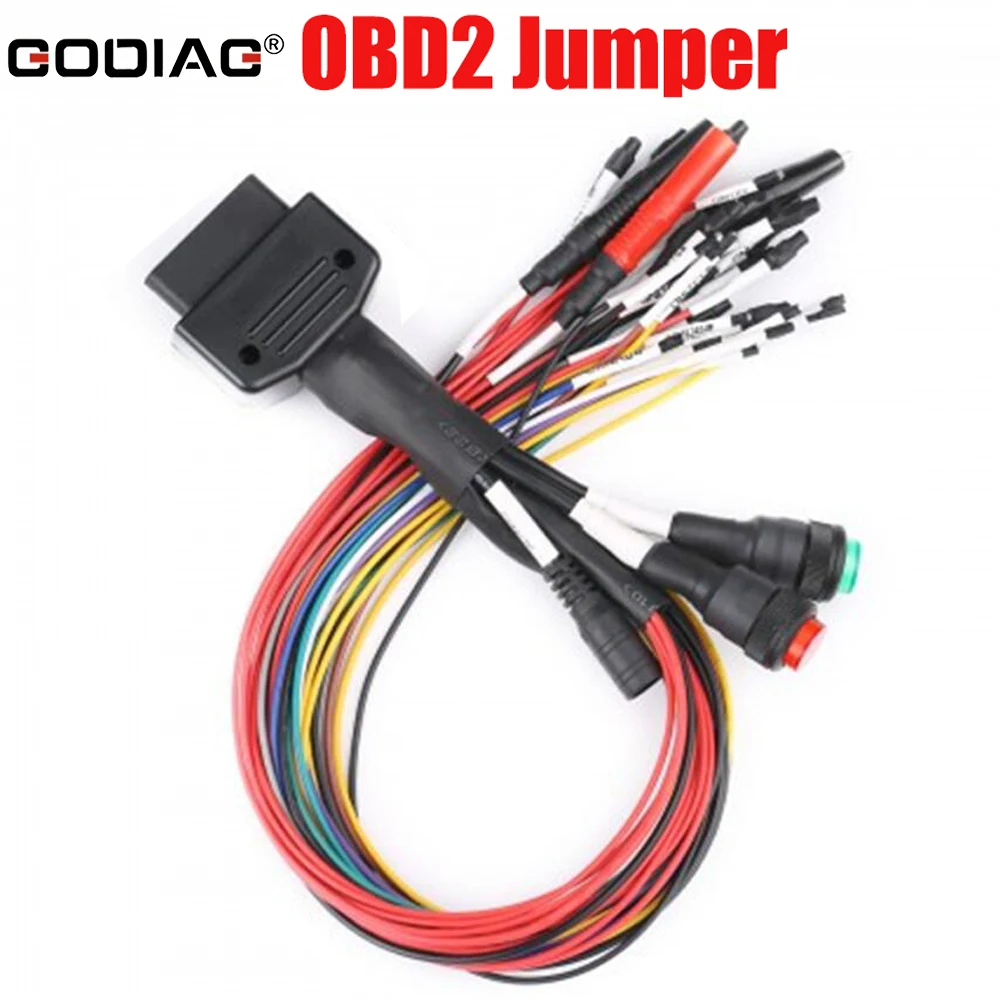 GODIAG Full Protocol OBD2 Jumper Used to Connect ECU for ECU Programing Via PPS/ FGTECH/ KESS/ BYSHUT/ DISPROG