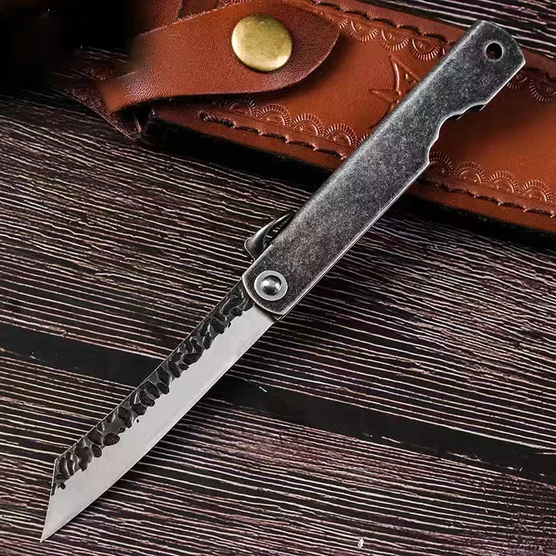 New Higonokami Japanese VG10 Damascus Steel Ball Bearing Hunting Folding Knife EDC Tactical Military Outdoor Survival Multi-tool