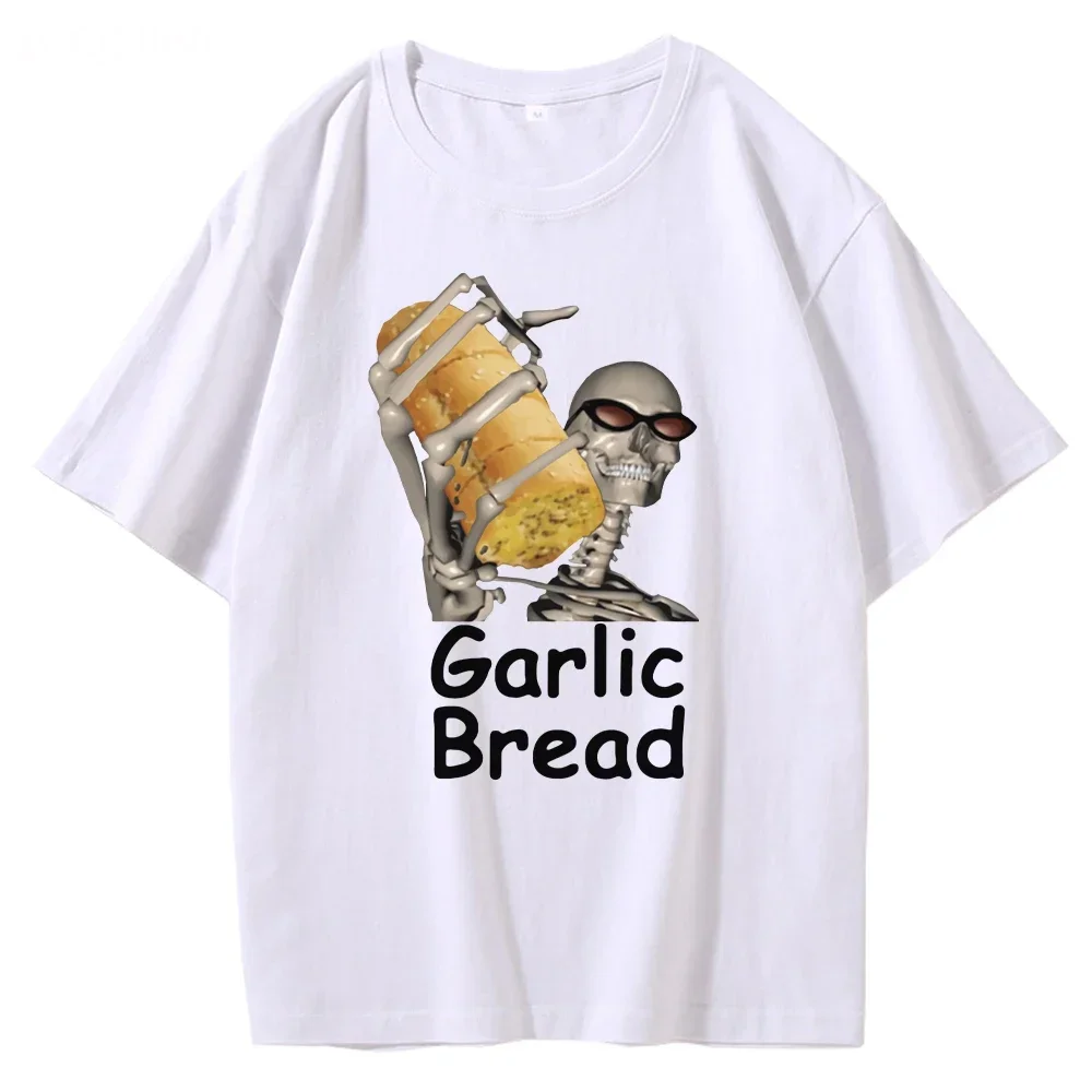 

Garlic Bread Men T Shirt Graphic Vintage When Ur Mom Com HOM N Maek Hte Unisex Summer Women Tshirts Loose Streetwear