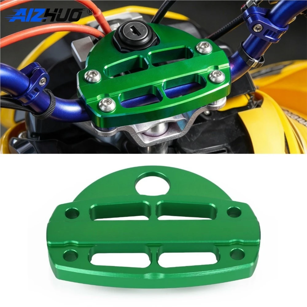 For Raptor 700 Motorcycle ATV Handlebar Bracket Clamp With Key Guard For Yamaha Raptor 700 2006-2009 2011-2026 YFM700 SE 2010