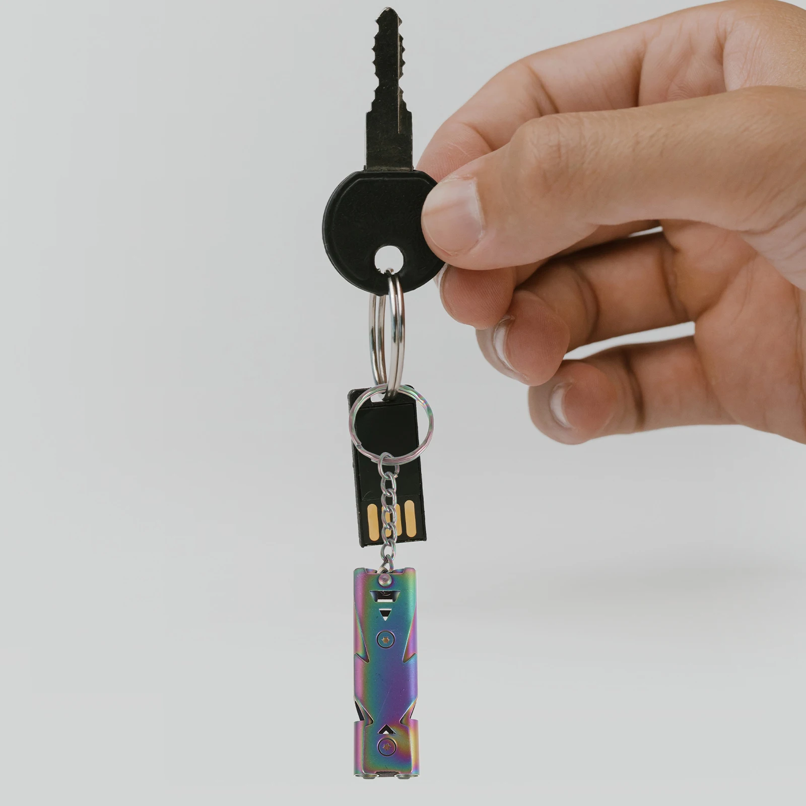 

2pcs Stainless Steel Whistle for Dog Bird Training Portable Pet Clicker Lightweight Compact Outdoor Camping Survival