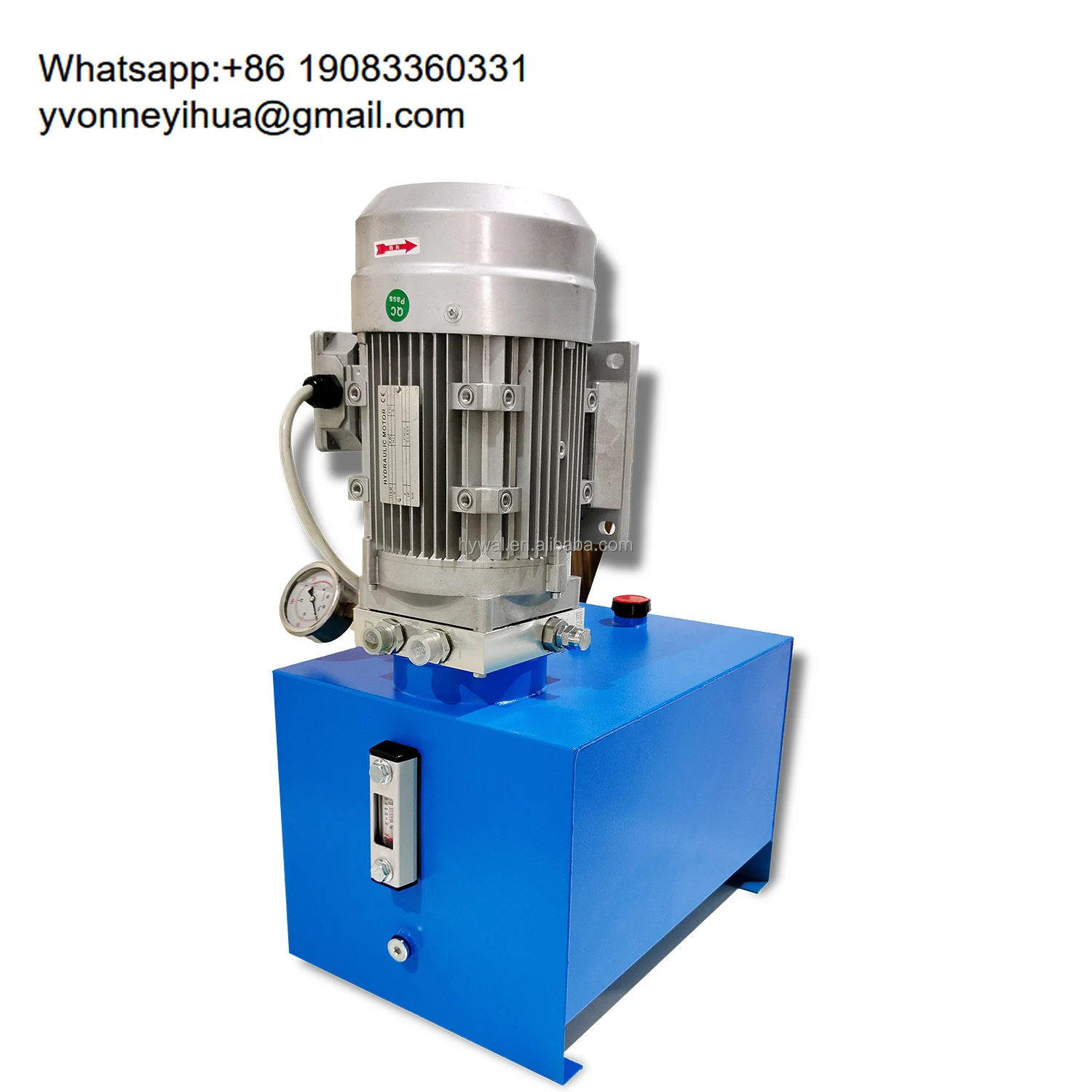 

220V Auto Lift Casting Hydraulic Press Power Pack Unit And Gear DC Single Action For Forklifts