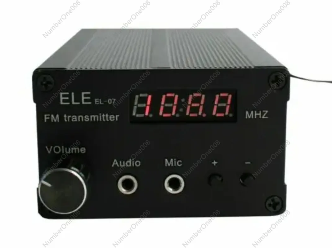 87-108MHZ 5W Stereo FM transmitter 0.2W 1W 3W 5w power Adjustable + antenna + power supply