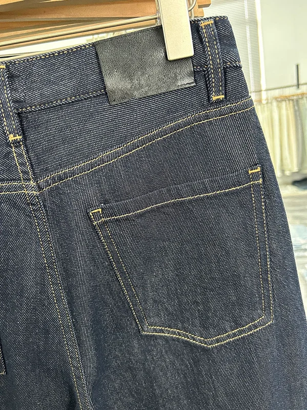 제니&데이브 패션 여성 청바지 여성 데님 바지 여성 의류 하이웨이스트 네이비 색바램 방지 여성 스트레이트 진