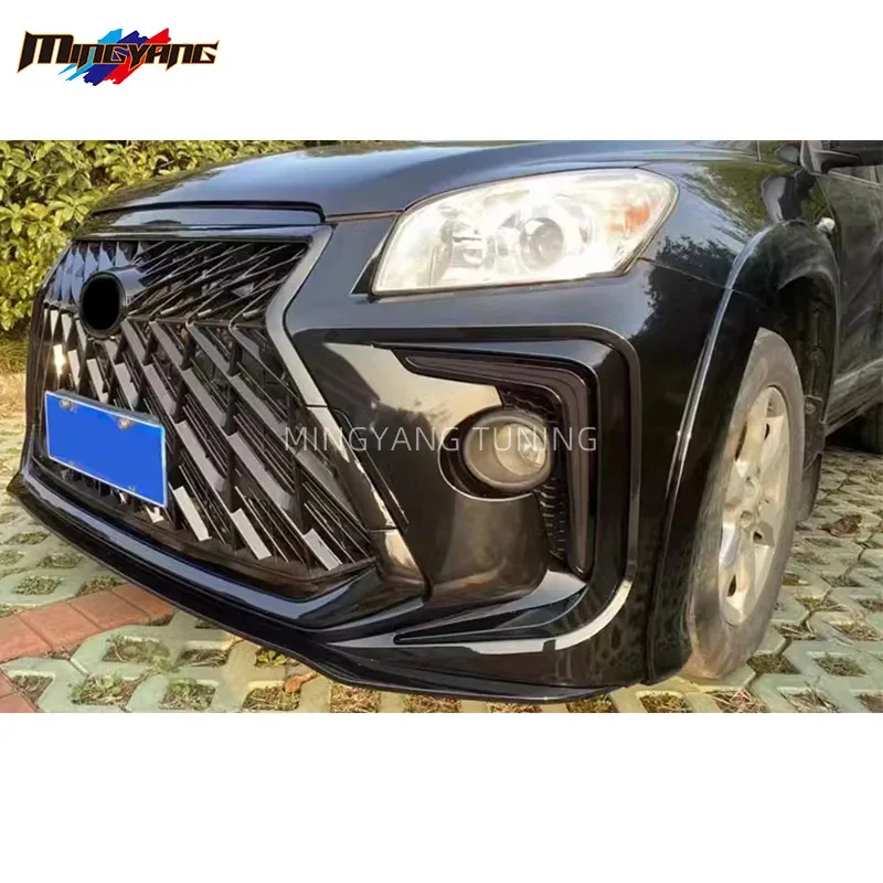 طقم هيكل مصدات السيارة عالي الجودة مناسب لـ RAV 4 RAV4 2009-2012 ترقية التغيير إلى Bodykit