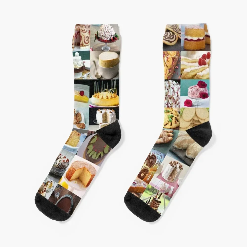 

Great British Baking Show Socks winter japanese fashion Soccer football Socks Man Women's