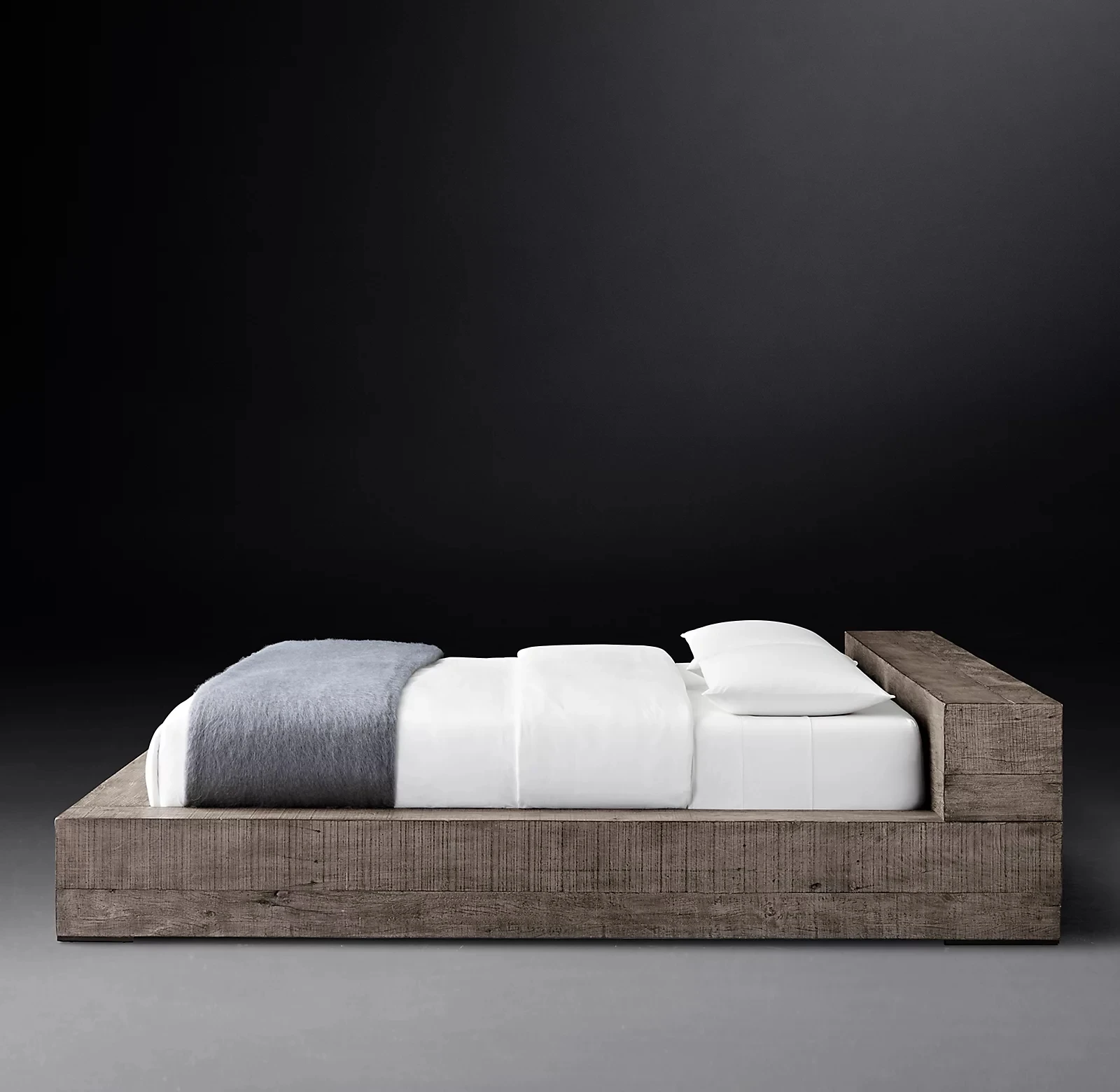 *Soild Wooden Platform Bed Bedroom Furniture Bed Double Bed