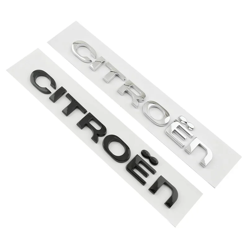 Insignia de emblema para maletero trasero de coche, calcomanía decorativa para logotipo de Citroen C5, pegatinas de automóvil, accesorios de modificación