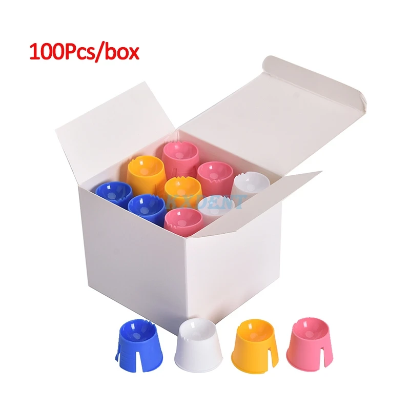 100Pcs/box Disposable Multifunctional Mixing Bowl Cup Mix color For Stir Plaster Dental Clinic Tools Dental Lab Supplies