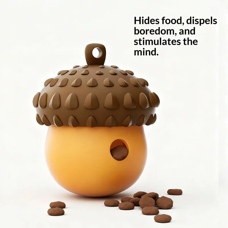 Dog treat-dispensing toy, food-hiding toy, puzzle toy, enrichment toy, sniffing toy, freeze-dried toy, all-in-one toy for cats a
