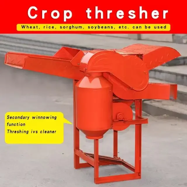 Home Use Farm Machine Efficient Crop Separation Wheat Rice Sorghum Seed Threshing Machine For Small Scale Farming