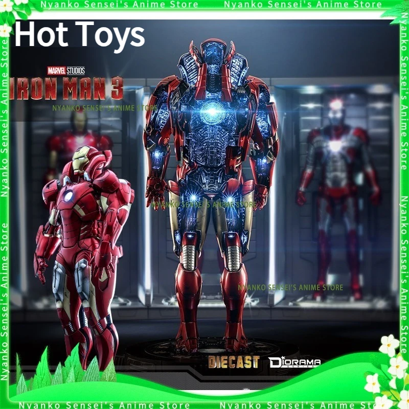 

В наличии Горячие игрушки Железный человек Марк VII (Unleashed Ver) Коллекционная фигурка в масштабе 1:6, модели аниме, игрушка-кукла в подарок