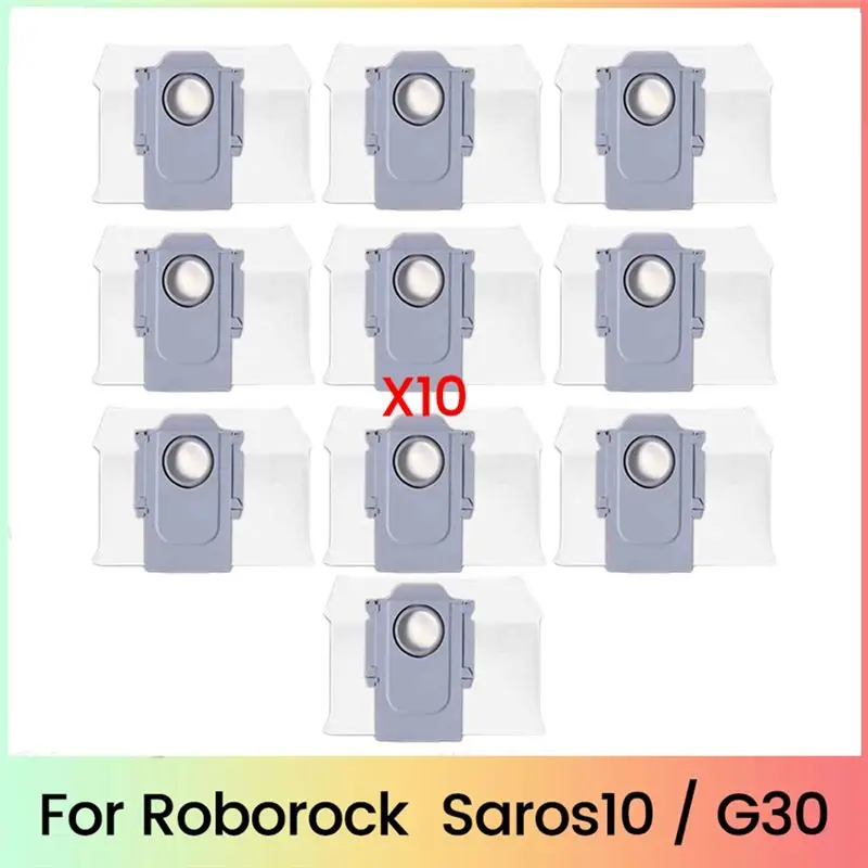 A97G Dust Bags For Roborock Saros10 / G30 Robot Vacuum Cleaner Accessories Replacement Non-Woven Dust Bag Garbage Bag