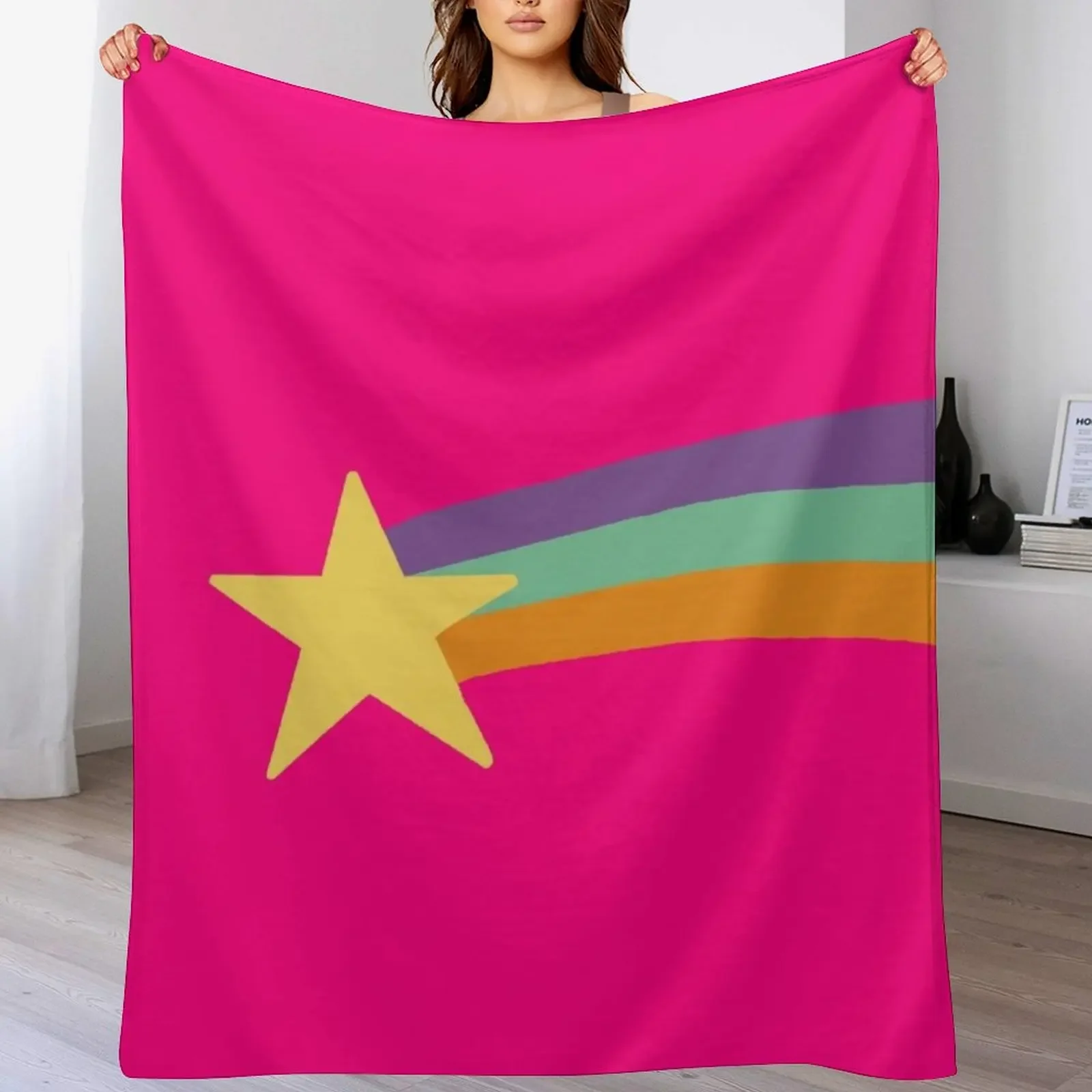 

mabel pines star Throw Blanket Giant Sofa Travel Bed Bed Fashionable Blankets