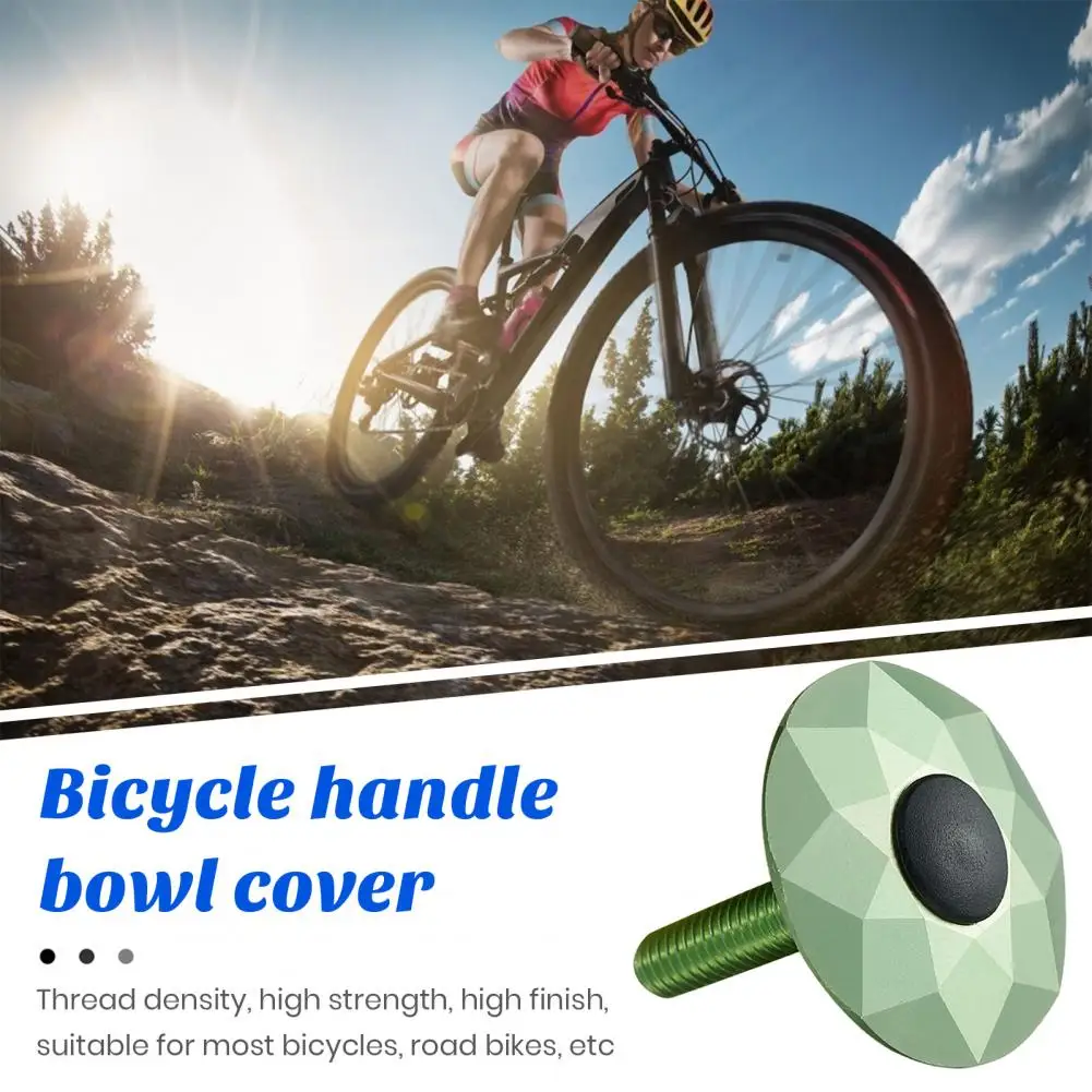 Universal Headset Top Cap Bicycle Headset Cap for Mtb Road Bikes Corrosion Resistant Stem Top Cover with Polished for Cycling