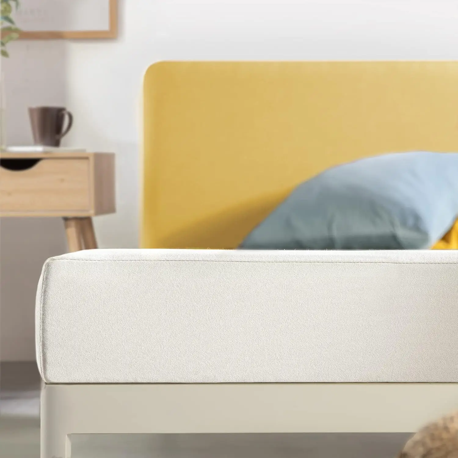 

Матрас из пены с эффектом памяти 6 дюймов с добавлением зеленого чая, матрас в коробке для максимального комфорта