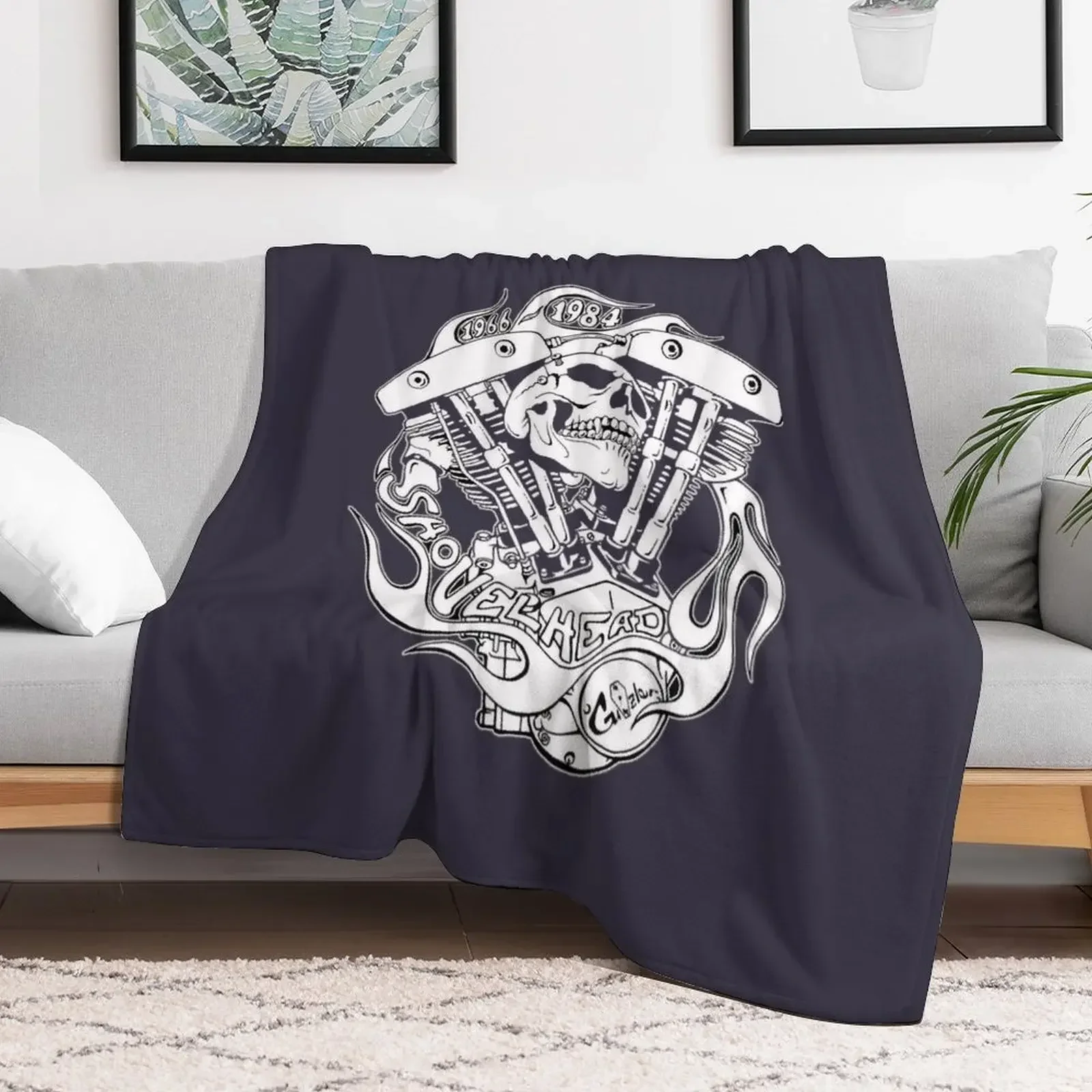 Nice Keepsake Shovelhead Awesome For Music Fan Throw Blanket Baby Flannel Tourist Thin Blankets