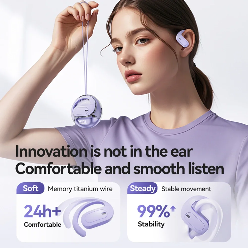 جديد M112 AI ترجمة سماعة لاسلكية تعمل بالبلوتوث 5.4 سماعة أذن رياضية ثلاثية الأبعاد ستيريو HIFI سماعات أذن مقاوم للماء المدمج في هيئة التصنيع العسكري سماعة