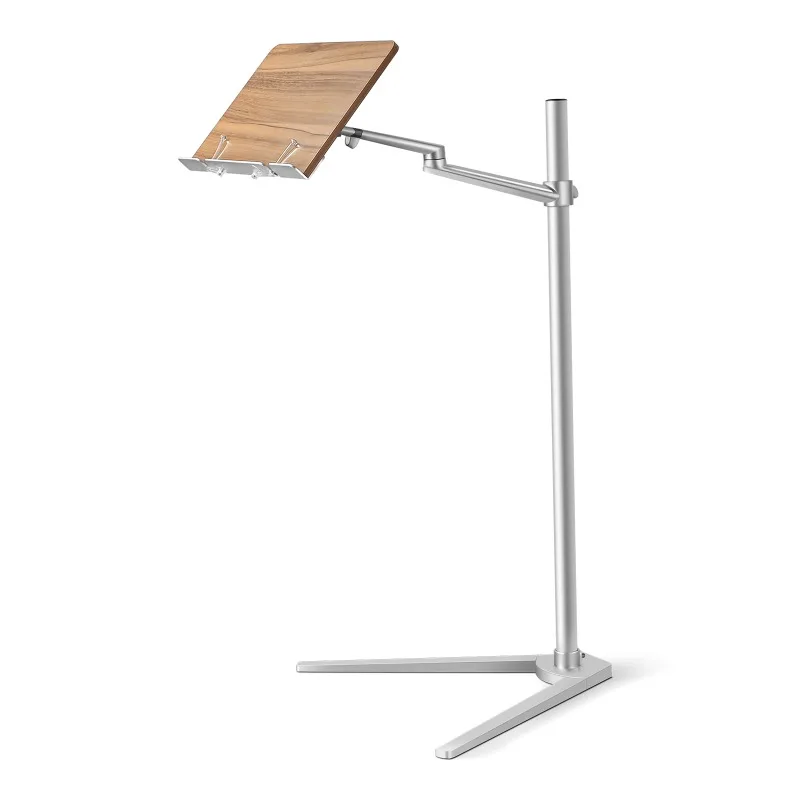 

Height Adjustable Aluminum Bookshelf Reading Laptop Tablet Holder