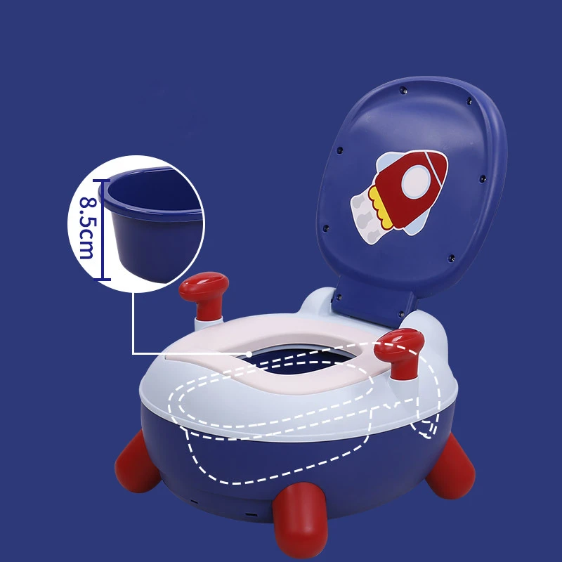 Jongen Meisje Veilig Trainer Seat WC Hard Pad Kinderen Pot 1-6 Jaar Oud Verbeterde Leuke Eend Baby Toiletbril babypotje Draagbare Kruk