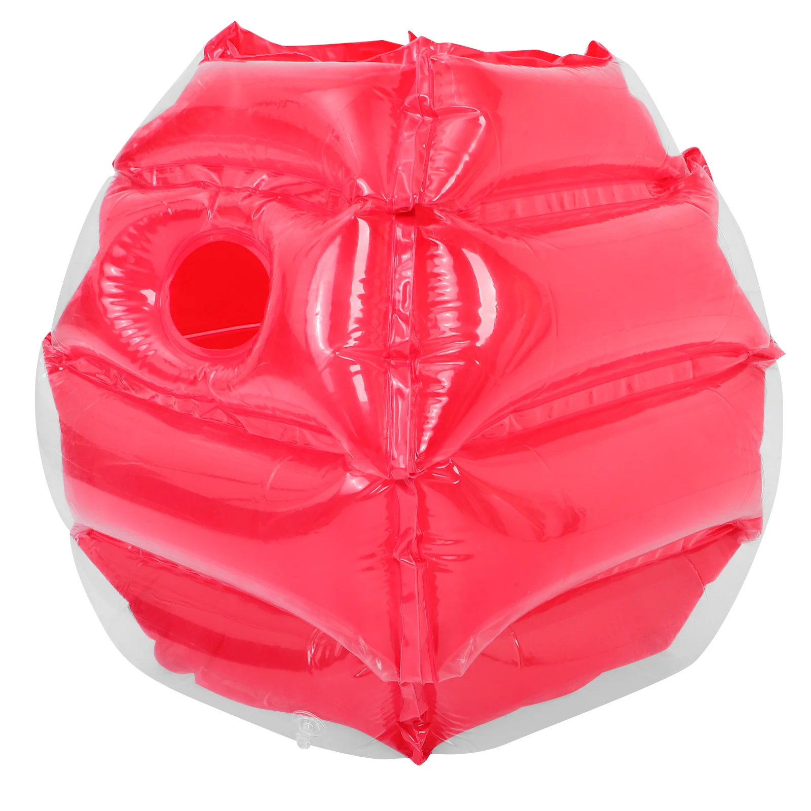 

Inflatable PVC Bumper Ball Outdoor Fun Collision Ball Blow Up Body Bubble Ball Sports Game Prop (Red)