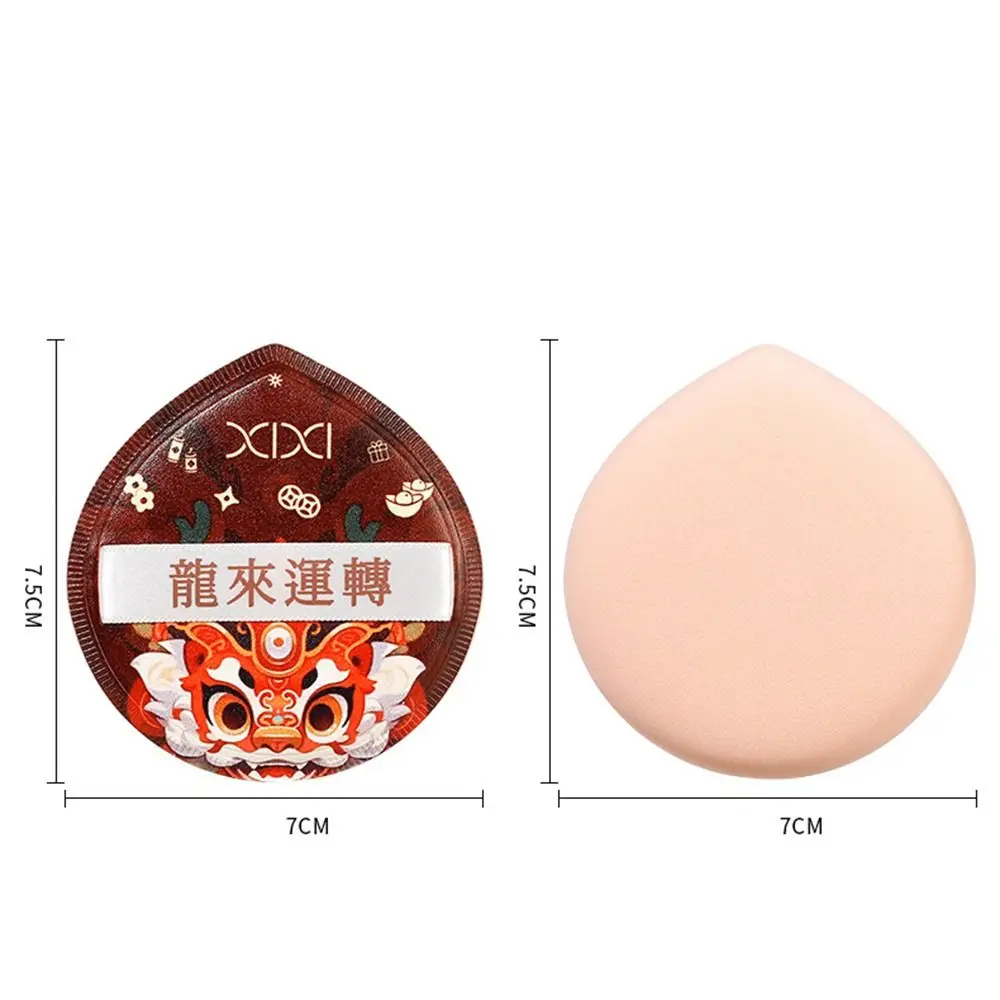 Super Soft ปี Dragon แป้งพัฟยืดหยุ่นเปียกและแห้งแต่งหน้าฟองน้ํา Pad แบบดั้งเดิม Non-eating Powder Air Cushion Puff