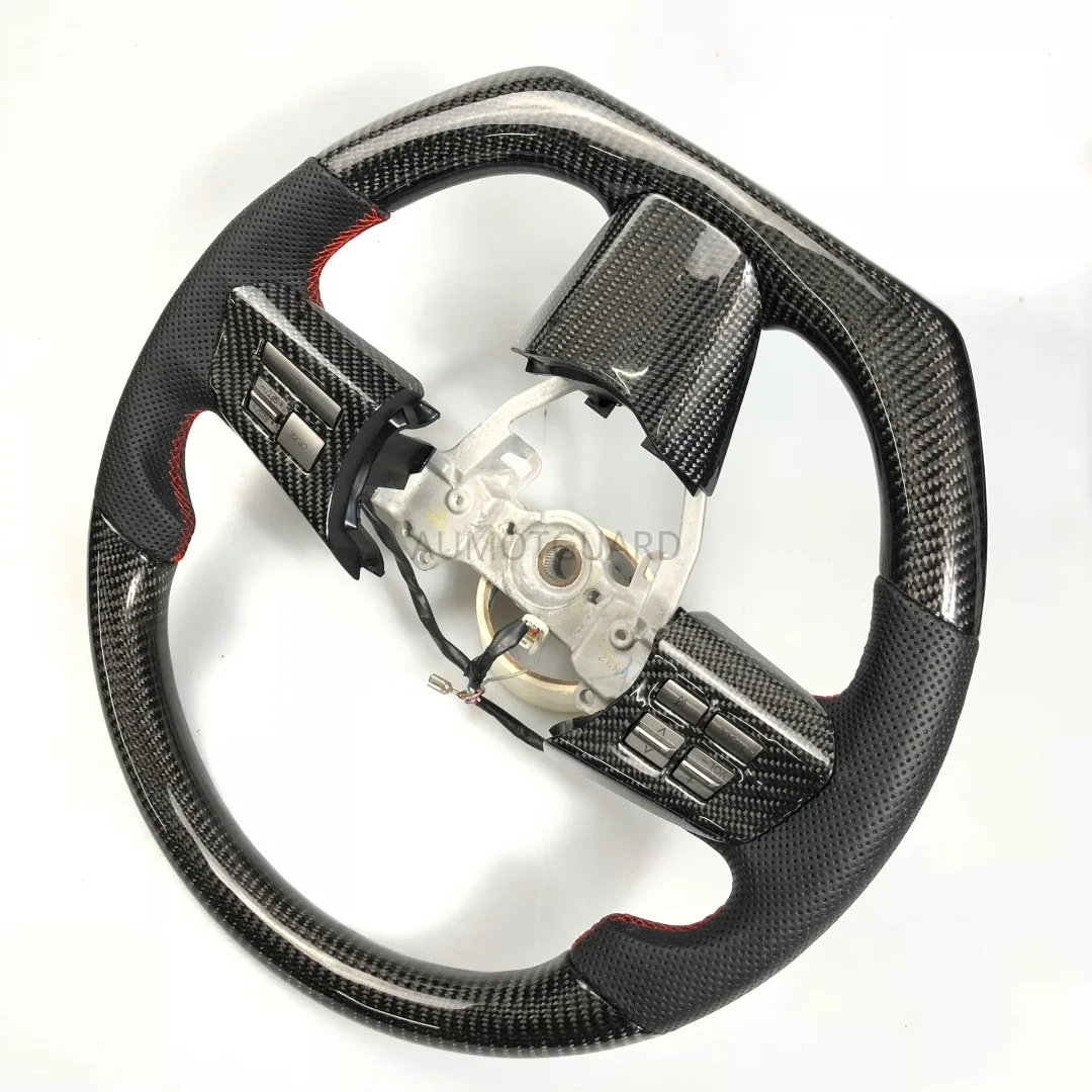 High Quality Custom Racing Carbon Fiber Steering Wheel For Subaru Legacy 3.6 sedan 2010 2011 2012 2013