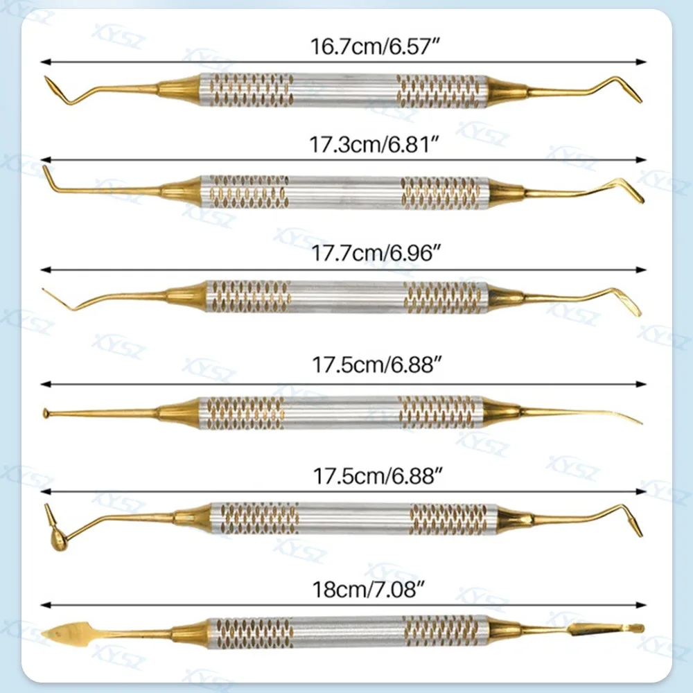 The same denta filling tool set for denta restoration and filling implans