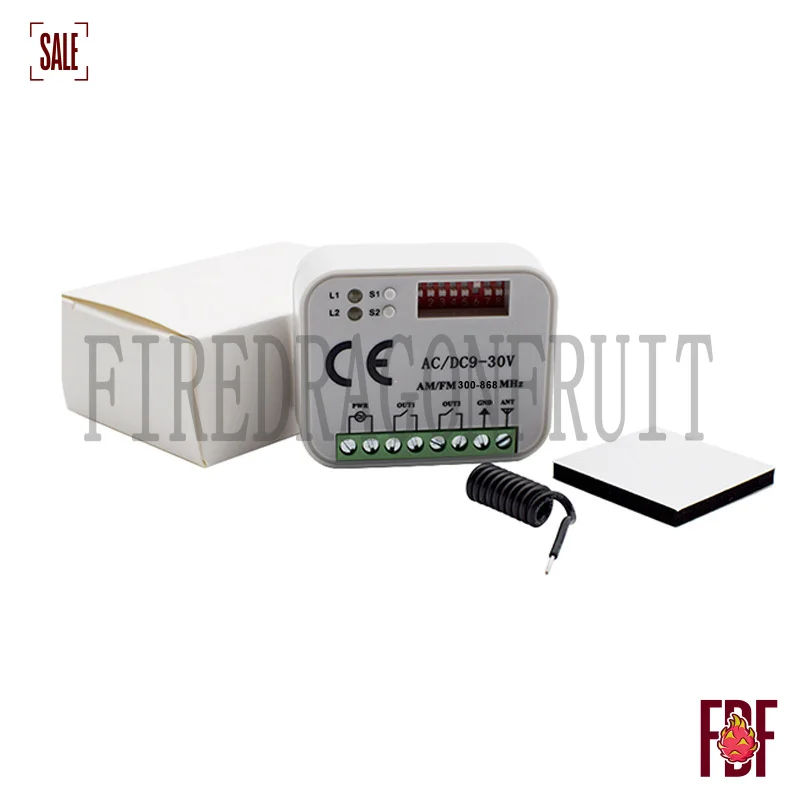 

Многочастотный приемник RX-MULTI 300-868 МГц для управления открытием и закрытием ворот, дистанционное управление доступом.