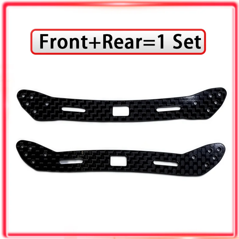 Self-Made HG Carbon Front/Rear Multiroller Setting Stay Parts 2mm 2020 for Tamiya Mini 4wd Racing Car Model 95284 95285