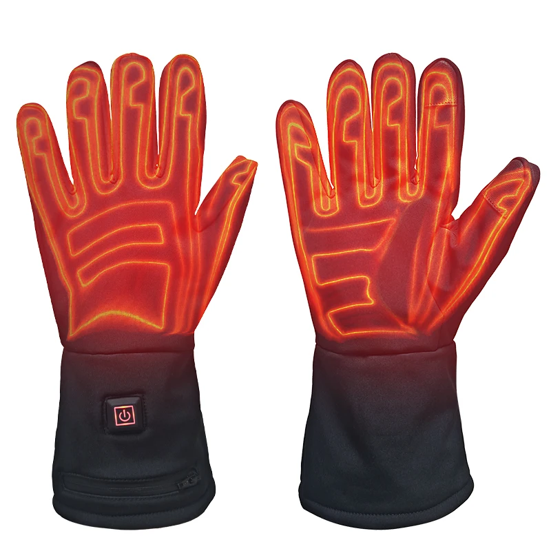 

Adjustable Temperature Rechargeable Electric Battery Winter Outdoor Heated Gloves for Ski & Motorcycle Riding