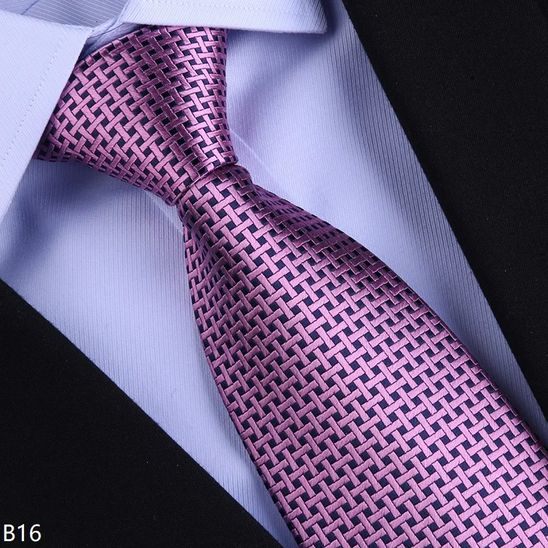 High Quality Checkered Pattern 100% Silk Tie For Men's Business Banquet 8cm Wide Handmade Knotted Shirt Accessory Silk Cravat