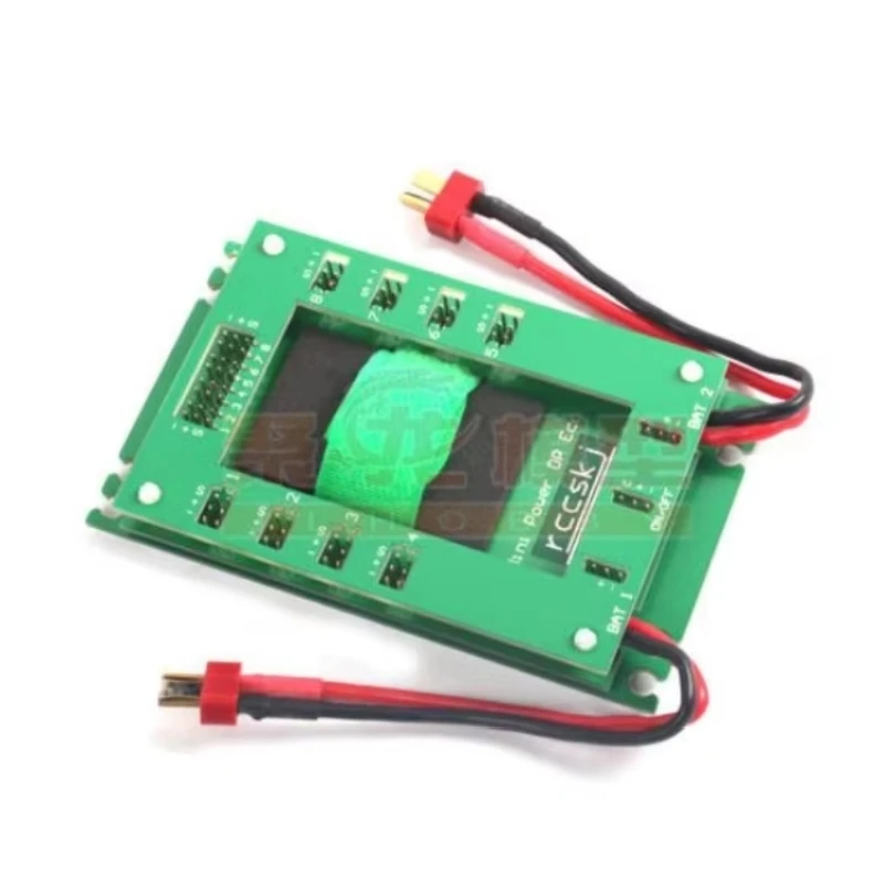 Rccskj 2101 Mini Servo Section Board /Power Distribution Board PDB DP ECO with Electric Switch for RC Model Airplane