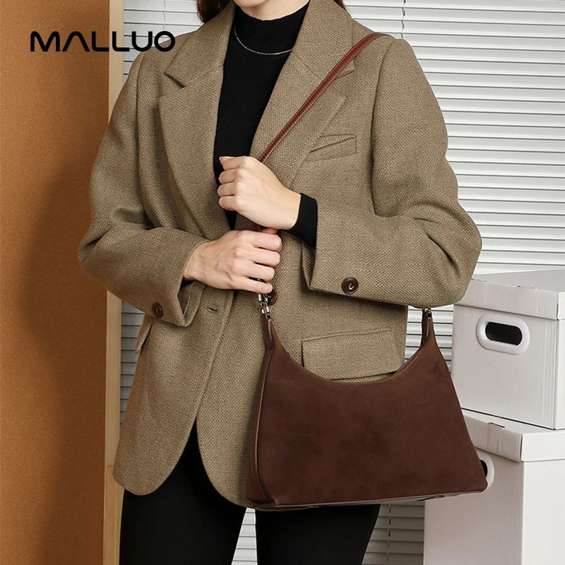 

Women's Frosted Cow Leather Durable Shoulder Bag Female Retro Cowhide Handbags for Ladies Fashion Designer Luxury Bags for Lady