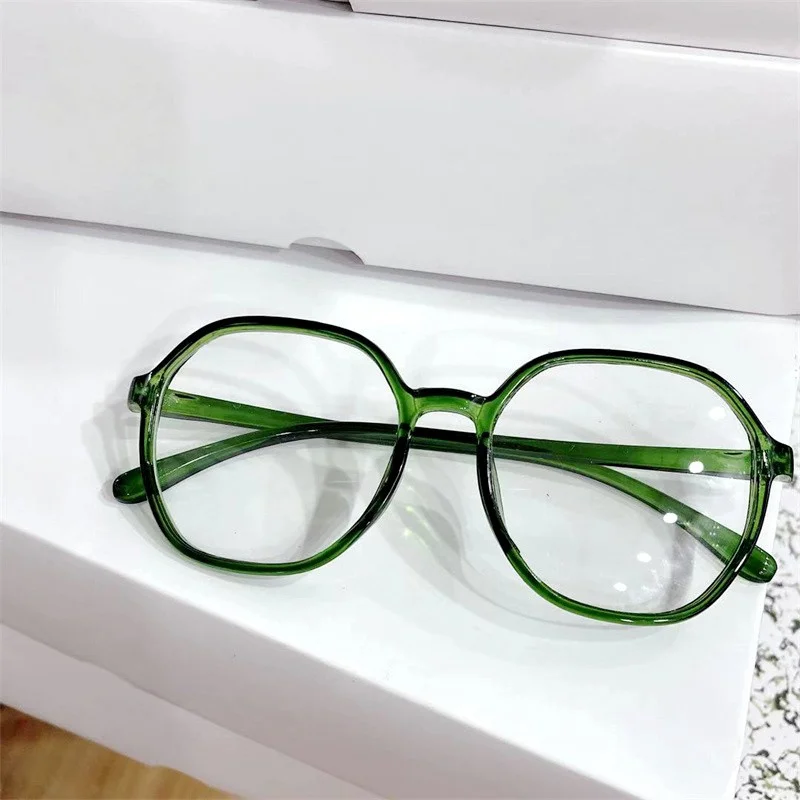 Vintage Round Optical Glasses Women Men Anti Blue Light Eyeglasses Frame Prescription Transparent Lens Spectacle Frame Unisex