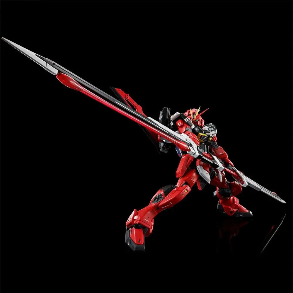 BANDAI figura de Anime genuina RG 1/144 espada IMPULSE GUNDAM Spec II figura de acción juguetes de modelos de ensamblaje adornos de modelos coleccionables