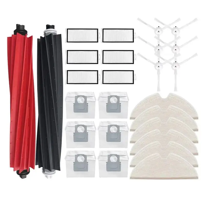 THIVN-For Roborock Q8 Max / Q8 Max Plus/Q5 Pro Plus Roller Side Brush Filter Mop Dust Bag Robot Vacuums Accessories Spare Part