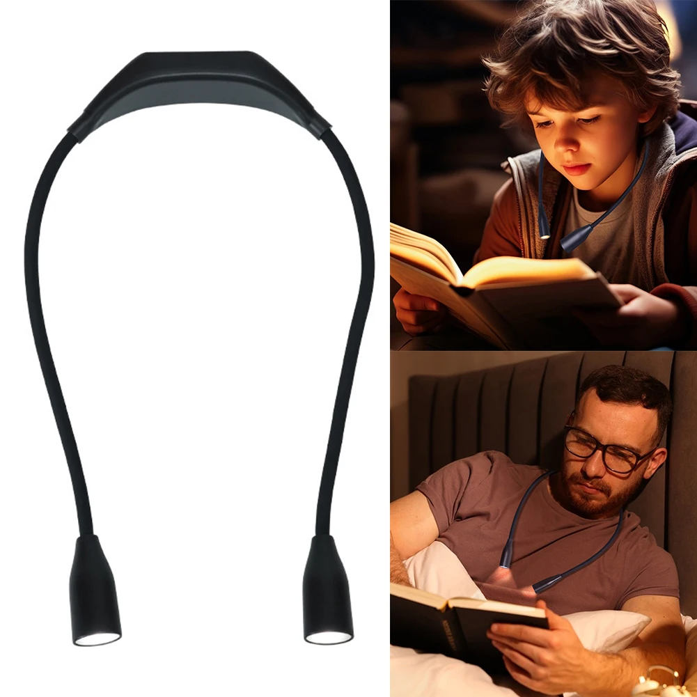 LED-Nackenleselampe, flexibles Buchlicht, freihändiges LED-Nachtlicht, Taschenlampe zum Lesen, Stricken, Camping, Reparieren