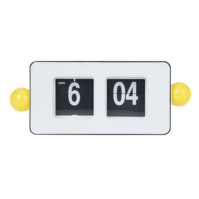 Automatic page turning clock desktop ornament living room bedroom study bedside table