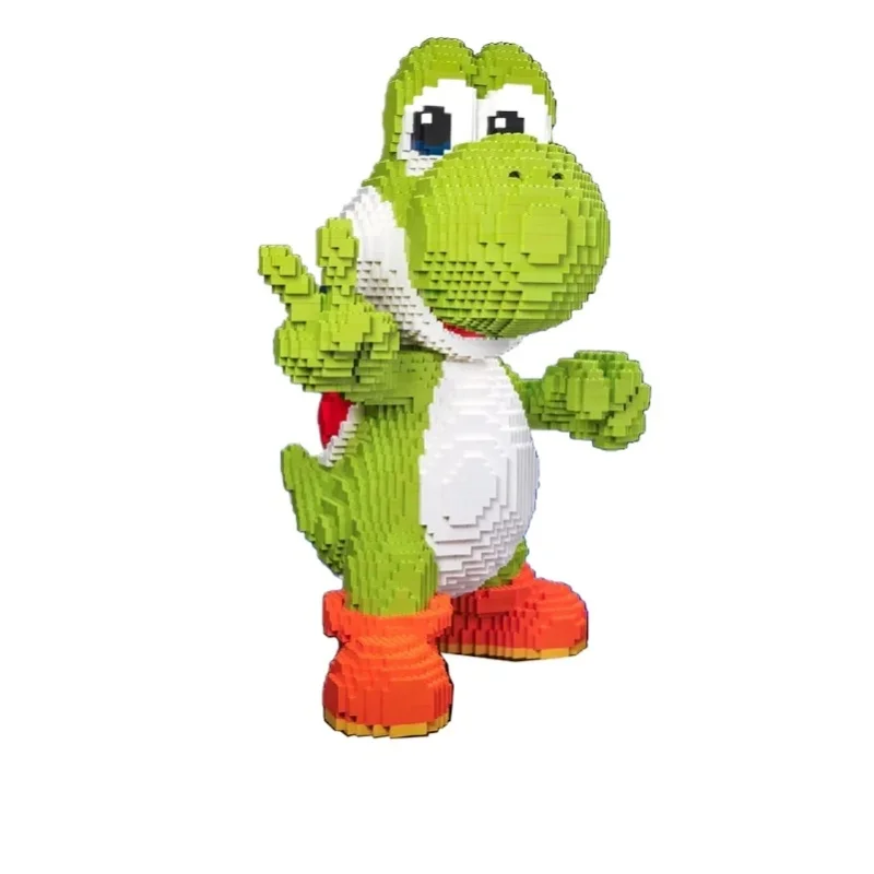 5216-teiliges Kreatives Spiel Riesiger Yoshi-Baustein-Set, Großes MOC-Figurenmodell, DIY-Bausatz für Erwachsene, Sammlerstück, Heimdekoration, Weihnachts- und Halloween-Geschenk