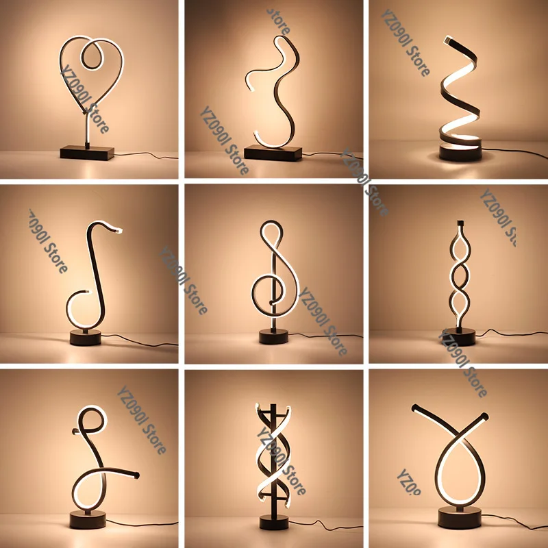 USB Powered LED Bar Light Creative Desktop Night Light Indoor Ambient Decor Lamp