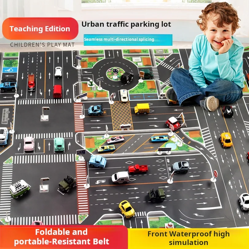 

Teaching Version For Adults And Children To Learn City Traffic Rules Pure Route Parking Lot Map Game Pad