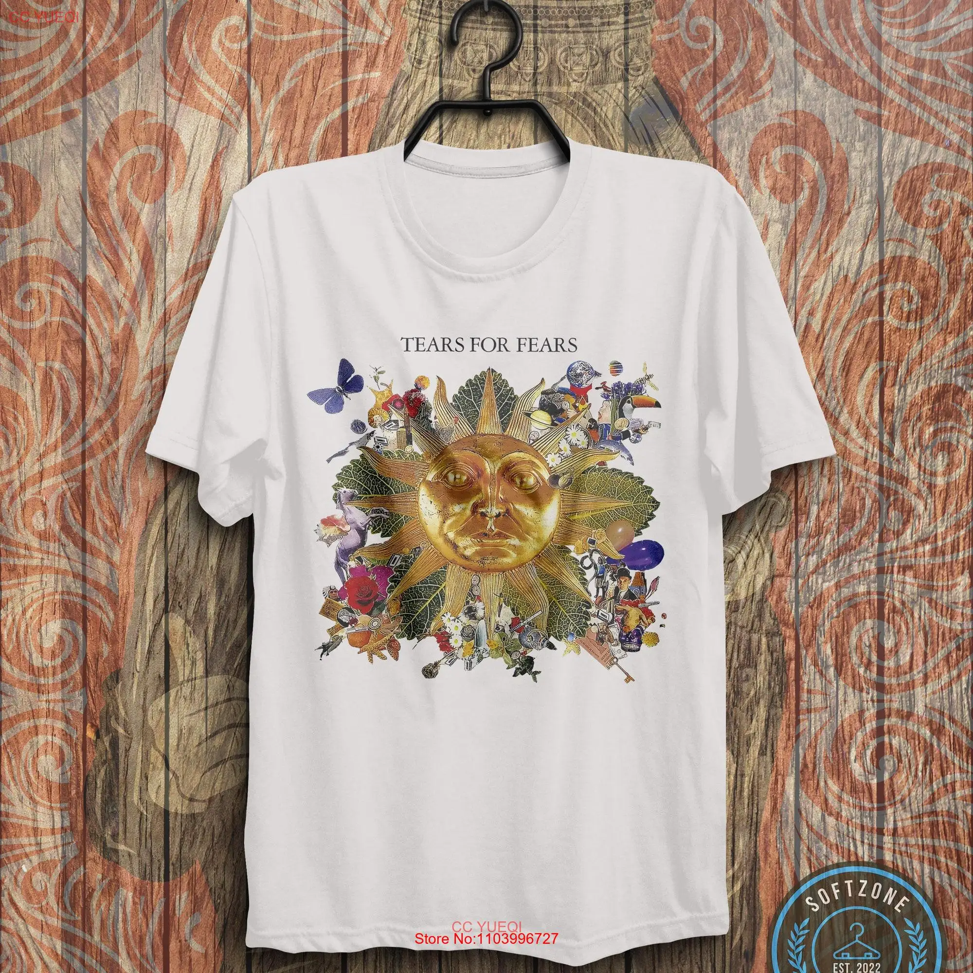 Винтажная футболка с длинным или коротким рукавом в стиле рок-музыки группы 80-х