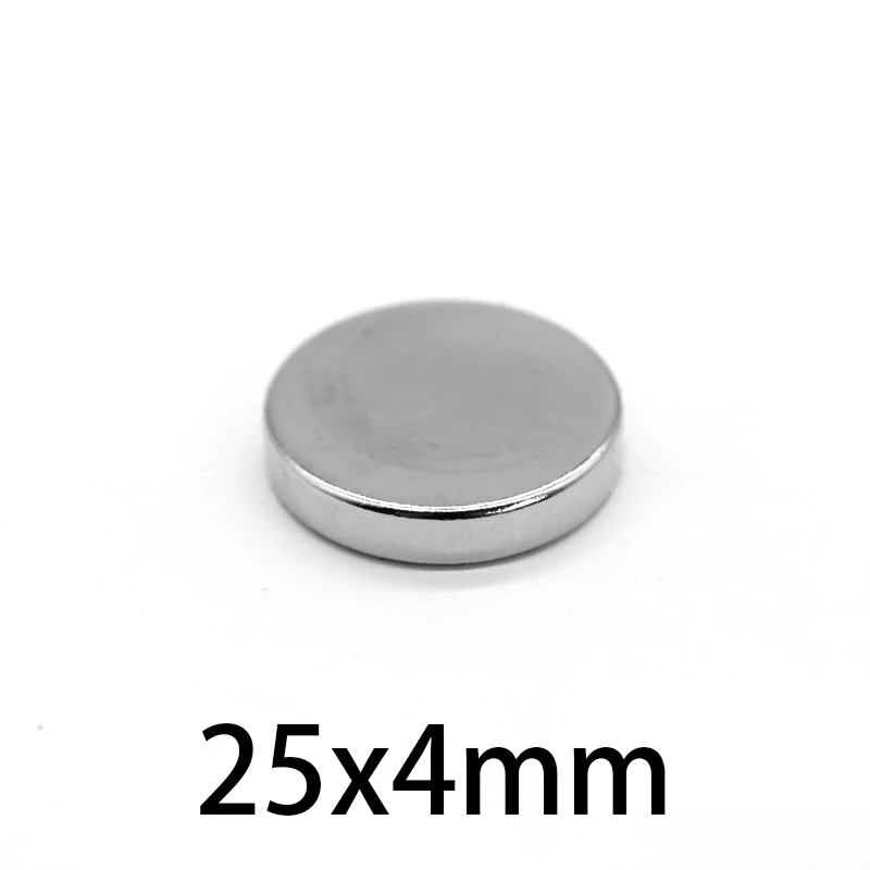 25x4 мм супер сильные магниты круглые круглые магнитные 25*4 мм для домашнего холодильника, офиса, DIY 25x4