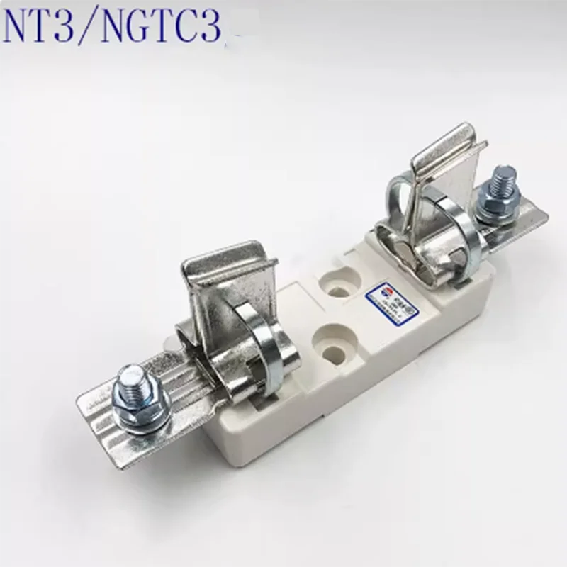 NT3 RT16-3 NGTC3-630A RS34 R034 NGTC3 sist 601 square tube ceramic thick copper piece low-voltage high breaking fuse base