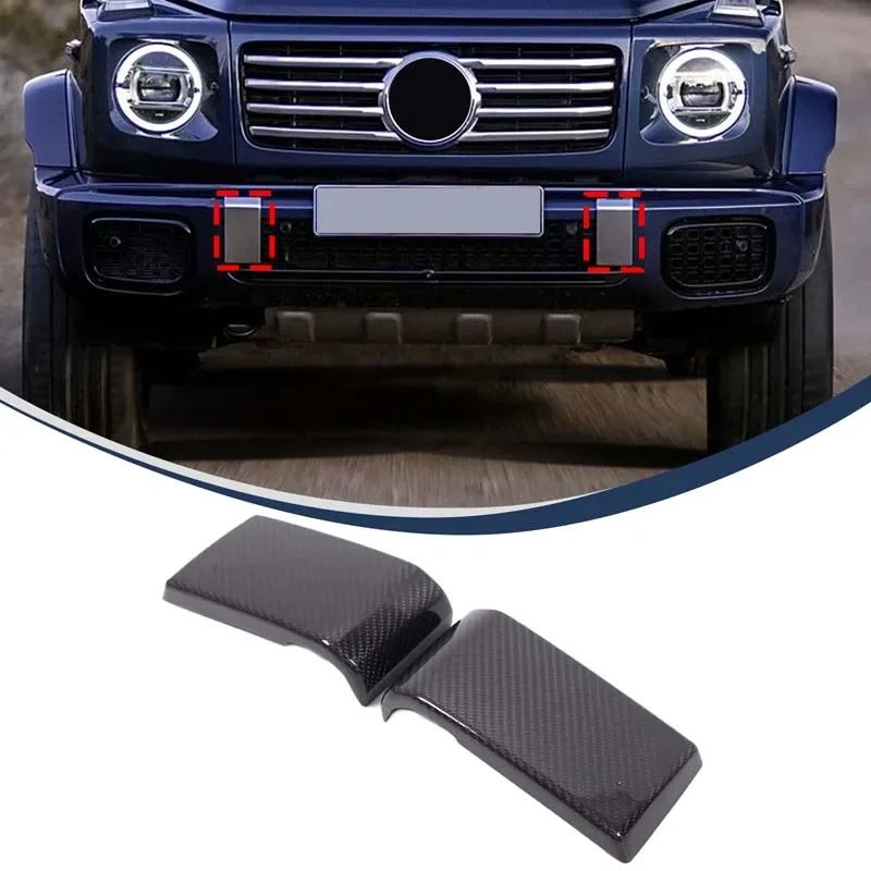 

For Mercedes-Benz G-Class 2025 Real carbon fiber Car styling Car front bumper decorative cover sticker car exterior accessories