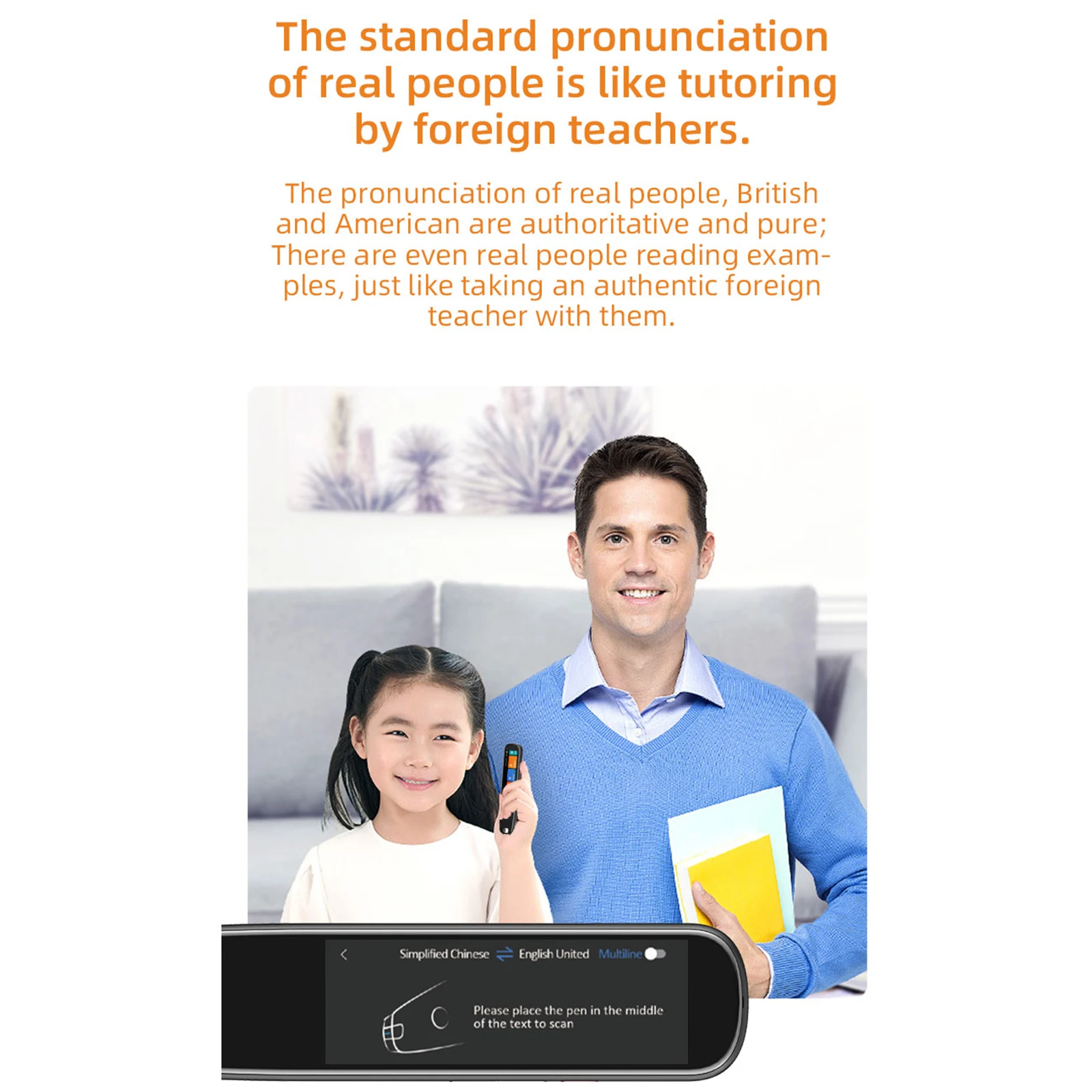 Smart Voice Scan Reader Translation Pen Real-Time Multifunction Translator Support 111 languages Online 12 Languages Offline