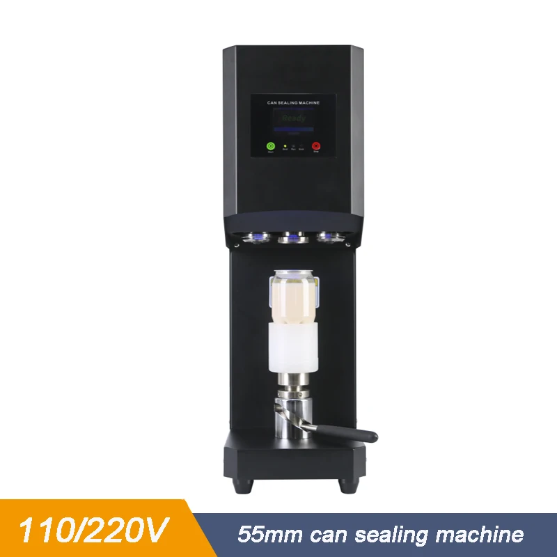 Commercial Automatic Tin Can Sealing Machine Sealer Cup Body No-Rotation PET Jar Cans Seamers